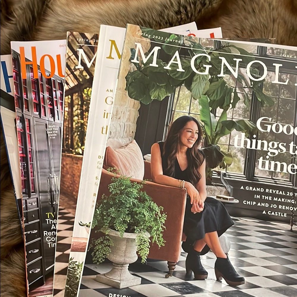 Magnolia and House Beautiful Magazine Grouping
